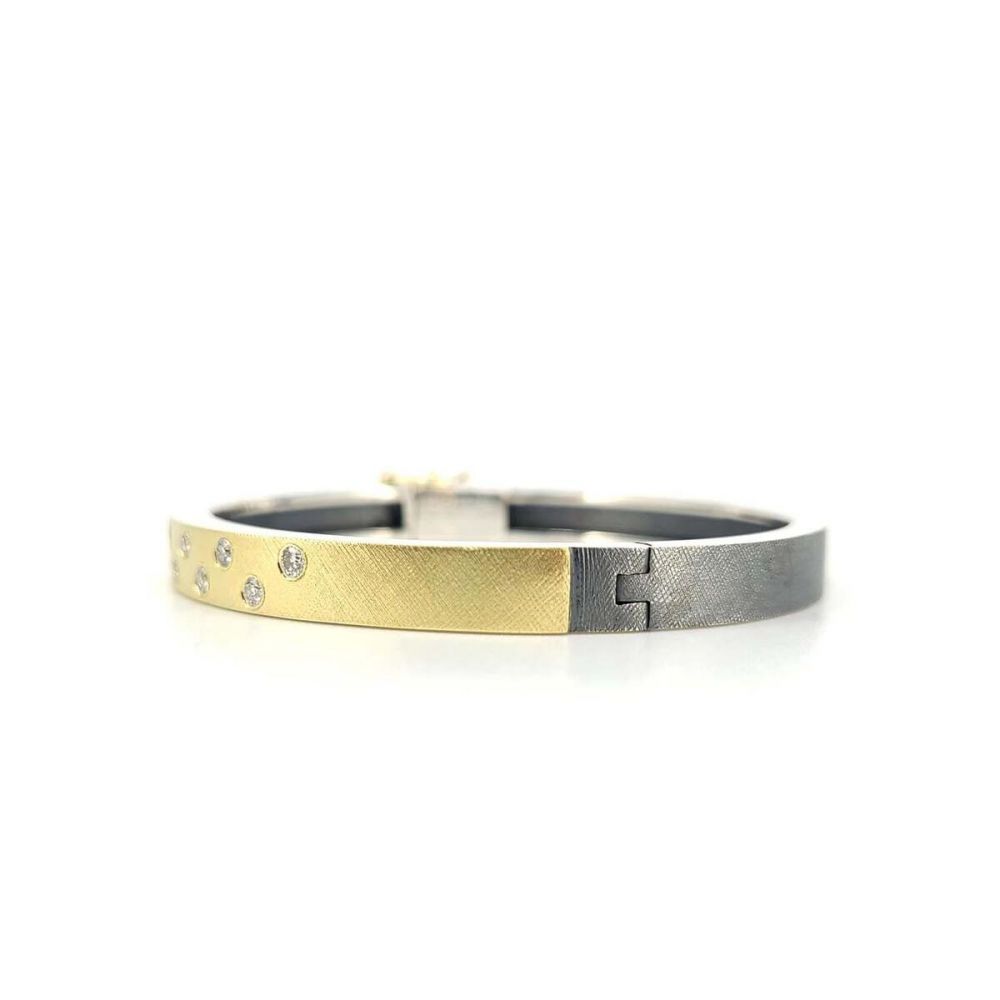 Laura Bangle - Yellow Gold & Diamond